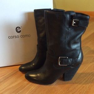 NEW Corso Como Somers Mid calf leather boots